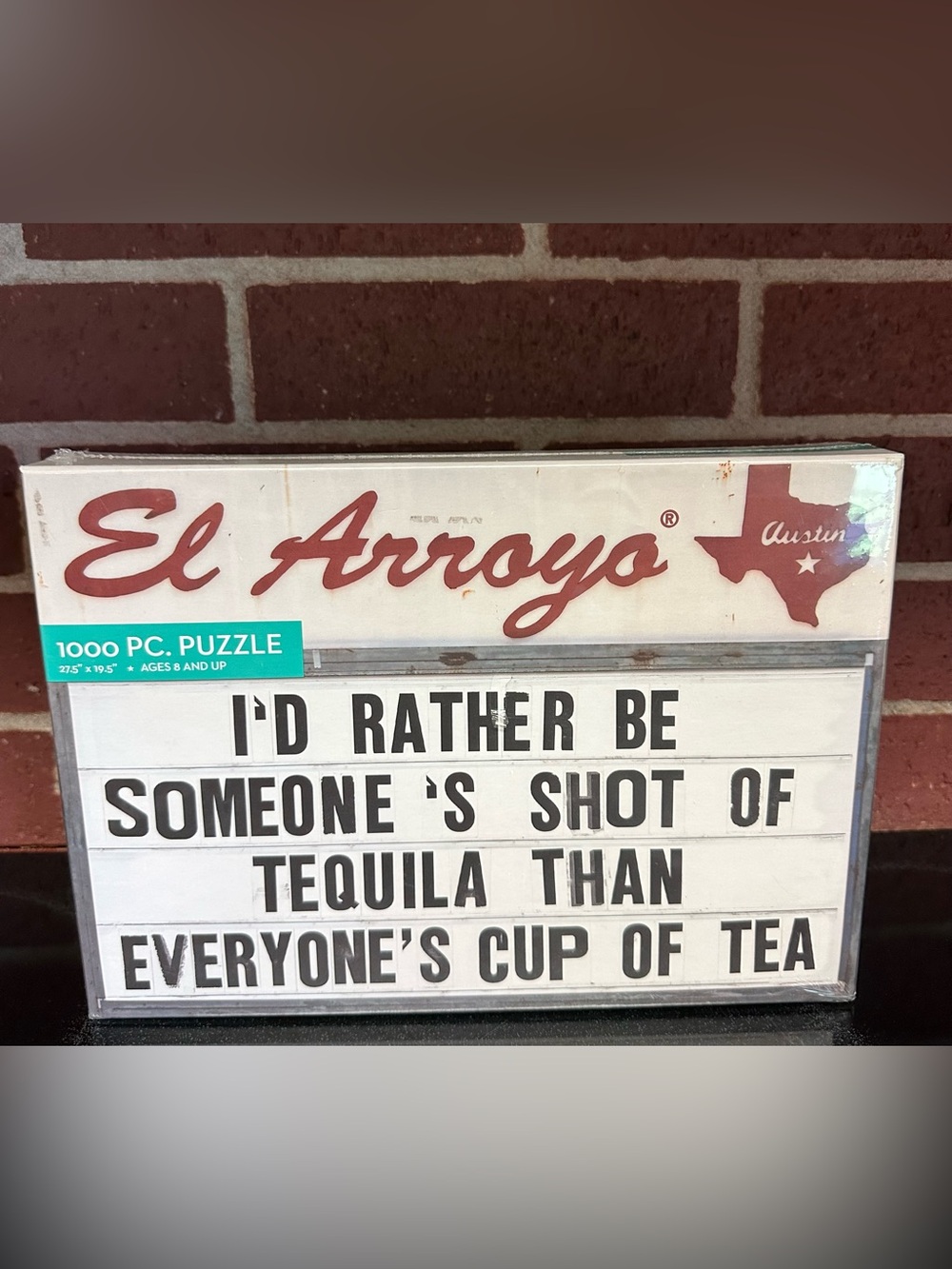 El Arroyo 1000 Piece Puzzle Shot of Tequila NEW Sealed